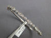1.40CT DIAMOND 14K WHITE GOLD 3D ROUND & MARQUISE SHAPE FILIGREE BANGLE BRACELET