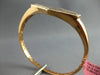 LARGE 3.06CT DIAMOND 18KT ROSE GOLD 3D HEXAGON FLOATING FUN CUFF BANGLE BRACELET