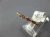 ESTATE .07CT DIAMOND 14K ROSE GOLD 2MM MARQUISE SHAPE FILIGREE ANNIVERSARY RING