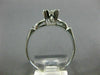 ANTIQUE GIA CERTIFIED .94CT DIAMOND PLATINUM 3D FISHTAIL ENGAGEMENT RING #23268