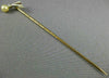 ANTIQUE .07CT OLD MINE DIAMOND & AAA PEARL 14K YELLOW GOLD BIRD LAPEL PIN #26535