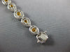 WIDE 8.79CT MULTI COLOR DIAMOND 18KT WHITE GOLD MULTI SHAPE HALO TENNIS BRACELET