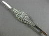 ANTIQUE EXTRA LARGE 2.25CT OLD MINE DIAMOND 18KT 2 TONE GOLD FILIGREE BROOCH PIN