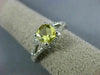ESTATE 1.0CT DIAMOND & AAA YELLOW TOPAZ 14KT WHITE GOLD CUSHION ENGAGEMENT RING