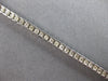 ESTATE 3.0CT DIAMOND 14K WHITE GOLD 3D CLASSIC ROUND CHANNEL FUN TENNIS BRACELET