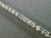 ESTATE 2.88CT ROUND DIAMOND 14KT WHITE GOLD CLASSIC LOVE TENNIS BRACELET #14355