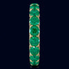 3.60CT AAA EMERALD 14KT YELLOW GOLD CLASSIC SHARED PRONG ETERNITY FUN LOVE RING