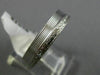 ESTATE 14KT WHITE GOLD 3D FILIGREE MILGRAIN WEDDING ANNIVERSARY LOVE RING #1059