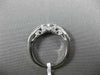 ESTATE .40CT DIAMOND 14KT WHITE GOLD 3D 2 STONE OPEN FILIGREE ETOILE LOVE RING