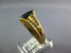 WIDE 1.23CT DIAMOND & AAA SAPPHIRE 14KT YELLOW GOLD 3D MARQUISE ENGAGEMENT RING