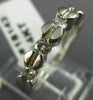 ESTATE .40CT DIAMOND 14KT WHITE GOLD 5 STONE CIRCULAR ANNIVERSARY RING #18143