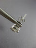 .92CT DIAMOND 18KT WHITE GOLD 3D KITE CUT & BAGUETTE INVISIBLE HANGING EARRINGS