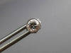 ESTATE .50CT DIAMOND 14K WHITE GOLD CLASSIC SOLITAIRE BEZEL STUD EARRINGS #19008