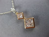 .93CT WHITE & PINK DIAMOND 18KT WHITE & ROSE GOLD BY THE YARD JOURNEY NECKLACE