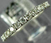 .40CT DIAMOND 18K WHITE GOLD 3D ROUND COMFORT FIT SEMI ETERNITY ANNIVERSARY RING