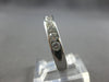 .88CT DIAMOND 14K WHITE GOLD ROUND CHANNEL SEMI ETERNITY COMFORT FIT RING #27992