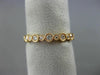 ESTATE .45CT DIAMOND 18K ROSE GOLD 3D FILIGREE ETERNITY WEDDING ANNIVERSARY RING