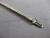 ESTATE 1.67CT DIAMOND 14KT WHITE GOLD 3D CLASSIC 2MM ROUND TENNIS BRACELET