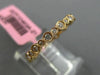 ESTATE .45CT DIAMOND 18K ROSE GOLD 3D FILIGREE ETERNITY WEDDING ANNIVERSARY RING
