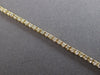 ESTATE 1.53CT DIAMOND 14KT YELLOW GOLD 3D CLASSIC ROUND 2MM TENNIS BRACELET