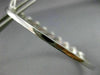 ESTATE .25CT DIAMOND 14K WHITE GOLD CLASSIC MULTI CLUSTER FLOWER BANGLE BRACELET
