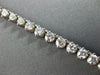 ESTATE MASSIVE 23.81CT DIAMOND & COLOMBIAN EMERALD 18KT GOLD 3D TENNIS NECKLACE