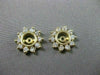 ESTATE .60CT DIAMOND & AAA SOUTH SEA PEARL 14KT Y GOLD EARRING W/ JACKETS #22321