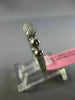 ESTATE .30CT DIAMOND 18KT WHITE GOLD 3D MULTI ROW PAVE WEDDING ANNIVERSARY RING