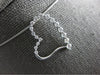 .46CT DIAMOND 18K WHITE GOLD GRADUATING JOURNEY OPEN HEART LOVE FLOATING PENDANT