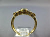 .48CT DIAMOND & AAA TANZANITE 14KT YELLOW GOLD 3D OVAL DOUBLE HEART PROMISE RING