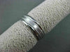 ESTATE WIDE 14KT WHITE GOLD 3D PLAIN CLASSIC WEDDING ANNIVERSARY BAND RING #2892