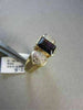 ANTIQUE WIDE 2.14CTW AMETHYST DIAMOND 14KT WHITE & YELLOW GOLD COCKTAIL RING