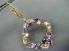 8.60CT DIAMOND & AAA AMETHYST PINK QUARTZ 14KT ROSE GOLD ETOILE HANGING EARRINGS