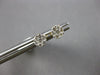 ESTATE SMALL .25CT DIAMOND 14K WHITE GOLD CLUSTER INVISIBLE FLOWER STUD EARRINGS