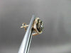 ESTATE 1.03CT FANCY DIAMOND FLOATING HEART 14K ROSE & BLACK GOLD CLIPON EARRINGS