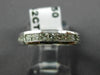 ESTATE .42CT DIAMOND 14K WHITE GOLD 3D FILIGREE CHANNEL ANNIVERSARY RING 18149