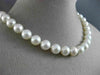 ESTATE LARGE AAA SOUTH SEA PEARL 14KT WHITE GOLD 3D 10MM CLASSIC NECKLACE #26189
