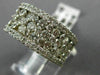 ESTATE WIDE 2.80CT DIAMOND 14K WHITE GOLD ETOILE WEDDING ANNIVERSARY RING #21820