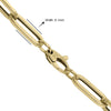 ESTATE CLASSIC 14KT YELLOW GOLD 3D OVAL LINK FUN BRACELET WITH LOBSTER CLASP