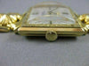 ANTIQUE WIDE 21K & 14K YELLOW GOLD JULES JERGENSON SWISS WATCH 18MM 7.75" #20176