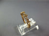 ESTATE .08CT DIAMOND 14KT ROSE GOLD MULTI LEAF FILIGREE WEDDING ANNIVERSARY RING