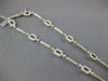 LARGE 79CT DIAMOND & AAA SAPHIRE 14KT WHITE GOLD 3D LARIAT FUN ETERNITY NECKLACE