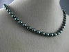 ESTATE AAA TAHITIAN PEARL 14KT WHITE GOLD 3D CLASSIC FILIGREE NECKLACE #26514