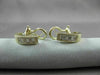 ESTATE .90CT PRINCESS CUT DIAMOND 14K YELLOW GOLD HANGING CLIP ON EARRINGS 22501