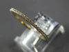 ESTATE .30CT DIAMOND 18K YELLOW GOLD 1MM ROUND ETERNITY WEDDING ANNIVERSARY RING