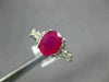 ESTATE 1.60CT DIAMOND & AAA OVAL CUT RUBY 14KT ROSE GOLD CLASSIC ENGAGEMENT RING