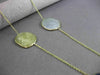 ANTIQUE 14KT YELLOW GOLD EXTRA FACET MULTI COLOR SAPPHIRE BY THE YARD NECKLACE