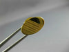 ESTATE 14KT YELLOW GOLD 3D CLASSIC MATTE AND SHINY OVAL MENS PIN