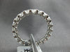 ESTATE 2.20CT DIAMOND 18K WHITE GOLD ROUND SHARED PRONG WEDDING ANNIVERSARY RING