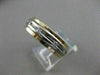 ESTATE DIAMOND 14K WHITE YELLOW GOLD MENS ETERNITY WEDDING BAND 6.5M RING #21510